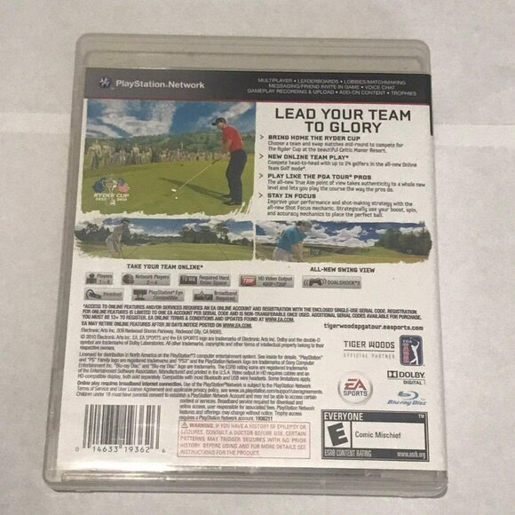 PS3: Tiger Woods PGA Tour 11 (Mint) PlayStation 3 - Picture 2 of 4